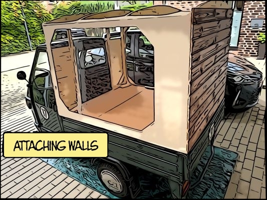 covering the walls
